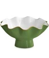 Encanto Carola Small Pedestal Leaf Green
