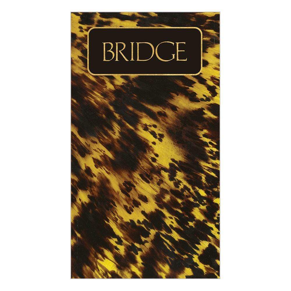 Bridge Score Pad Tortoise