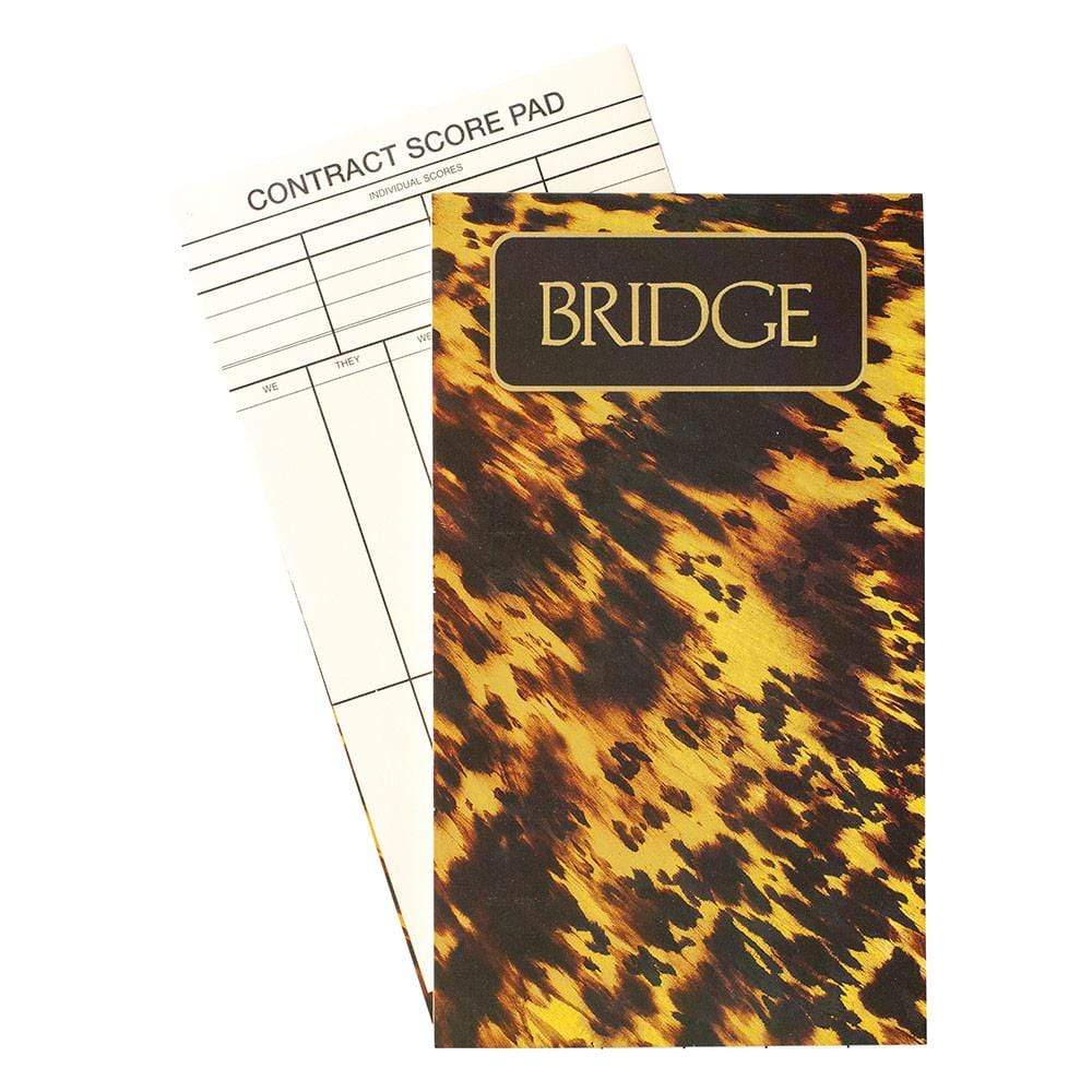Bridge Score Pad Tortoise