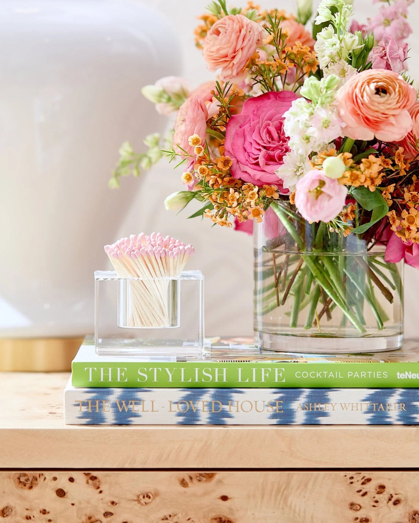 Match Strike Square Light Pink