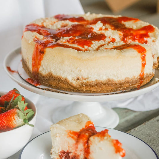 Southern Strawberry Fig Crumble Cheesecake