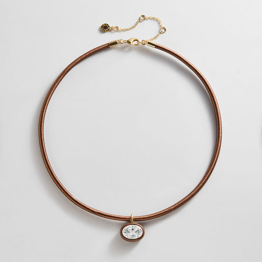 Linday Crystal Collar Necklace