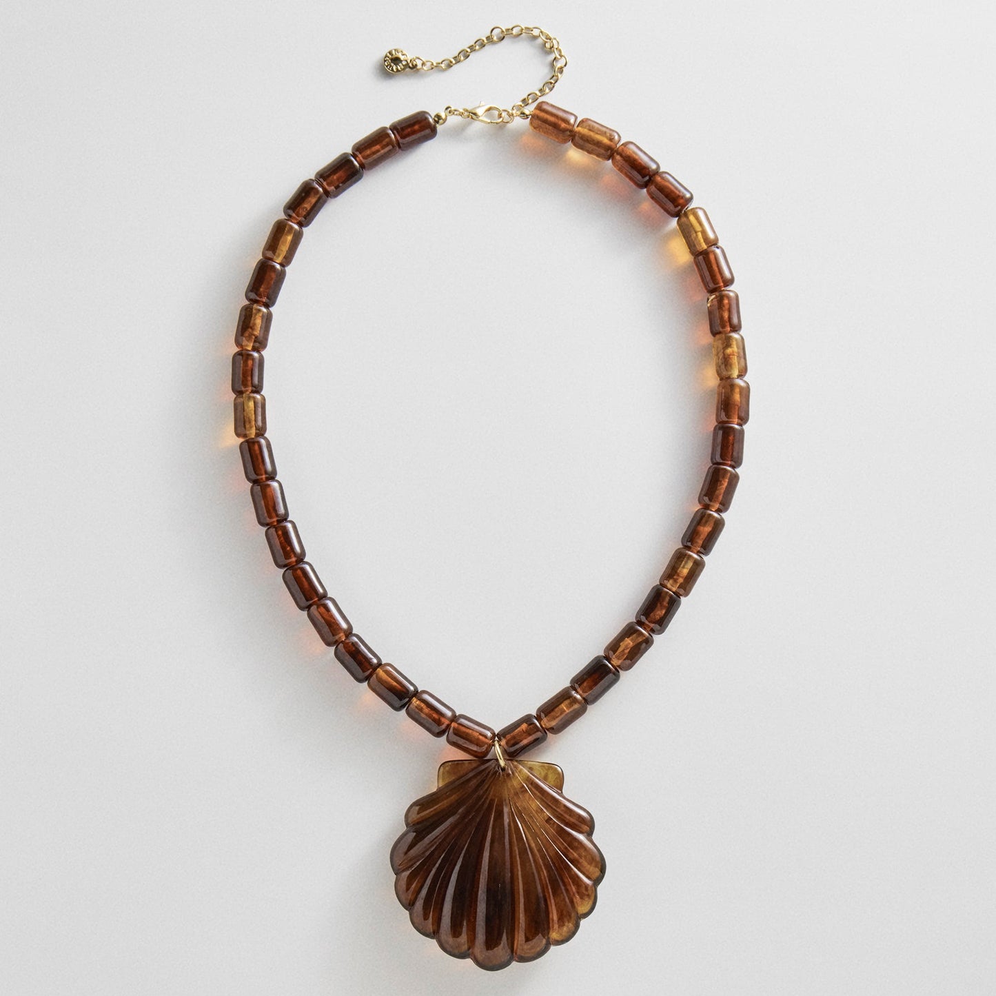 Washed Ashore Seashell Pendant Necklace