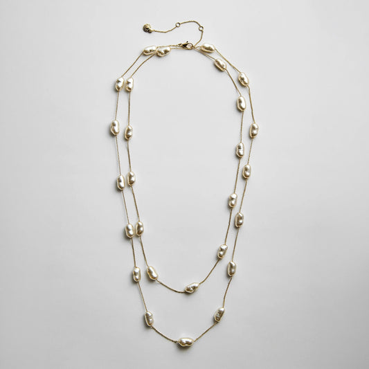 Teagan Long Pearl Necklace