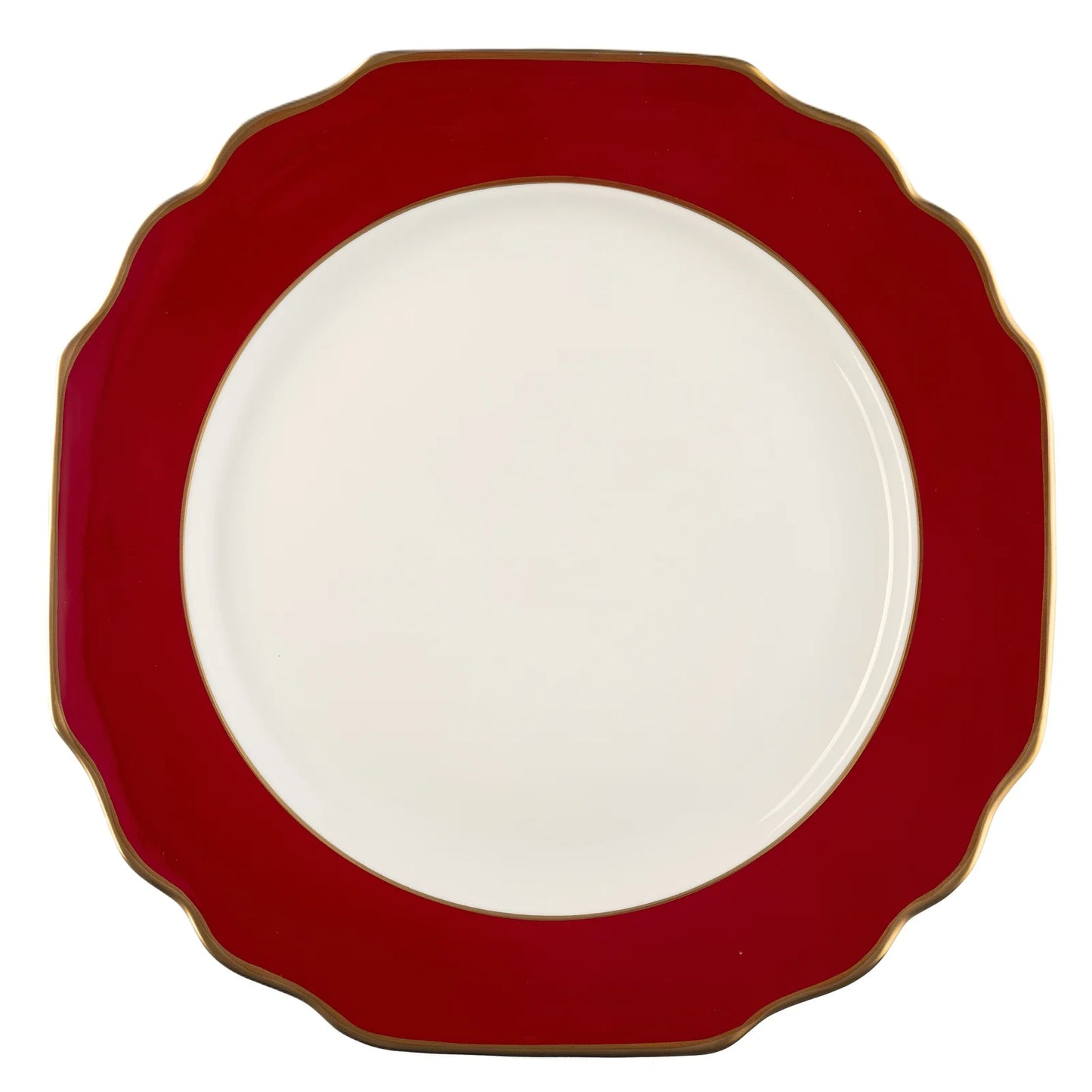 Georgian Colorsheen Salad Plate with Gold Trim (7 colors)