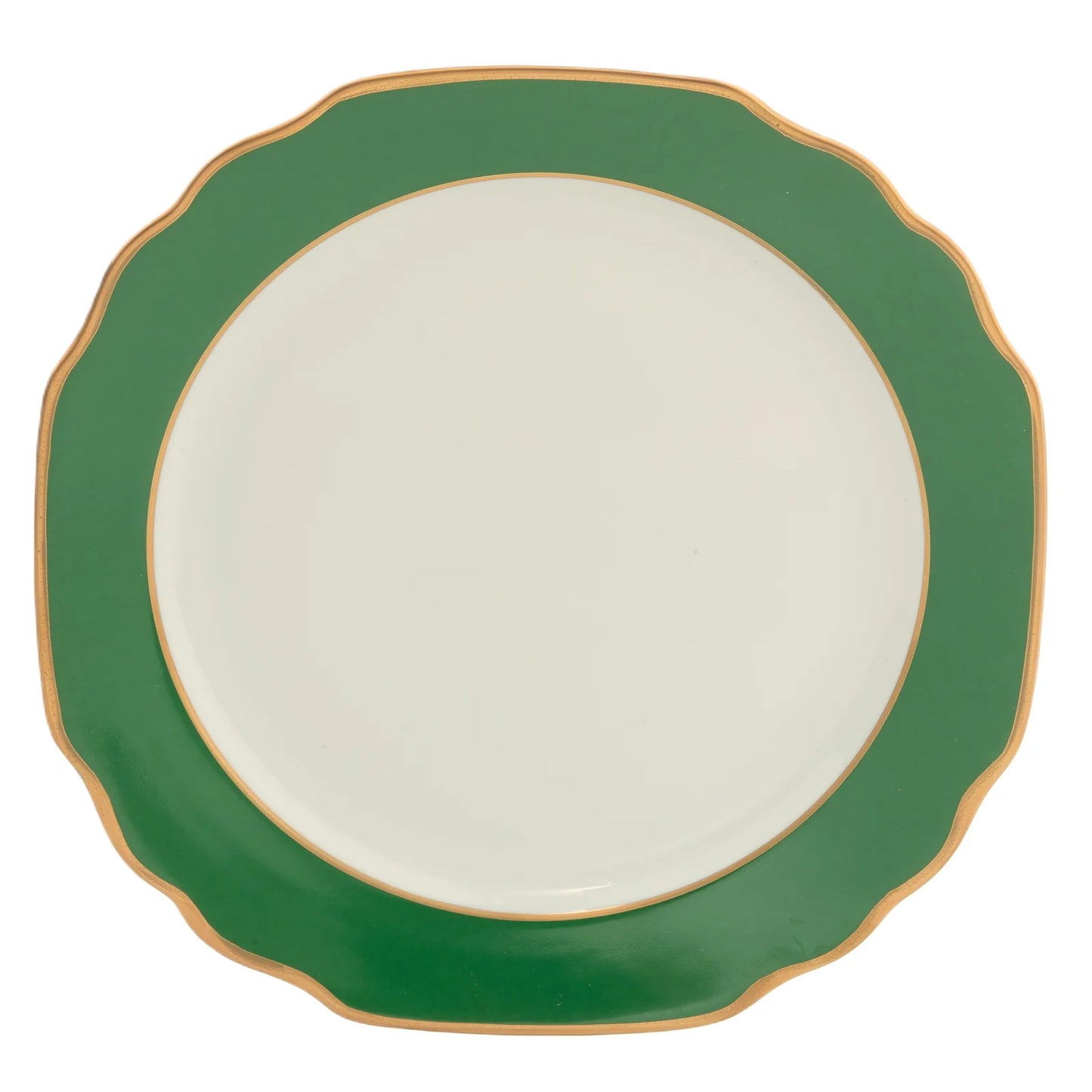 Georgian Colorsheen Salad Plate with Gold Trim (7 colors)