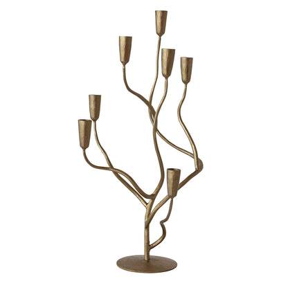 Antique Gold Candelabra - 23.75" H